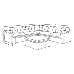 Hobson - Upholstered Modular Sectional Sofa