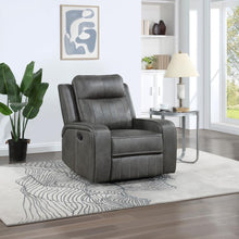 Raelynn - Upholstered Track Arm Recliner