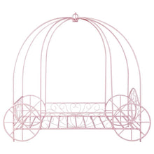 Massi - Metal Twin Canopy Bed - Powder Pink