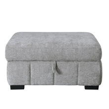 Ritchie - Storage Ottoman - Pewter