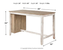 Skempton - Rectangular Counter Table With Storage Set