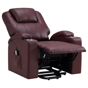 Armstrong - Upholstered Power Lift Massage Recliner