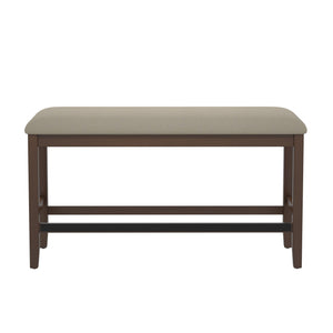 Seneca - Gathering Height Bench - Walnut Brown