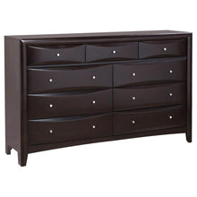 Phoenix - 9-Drawer Dresser - Cappuccino