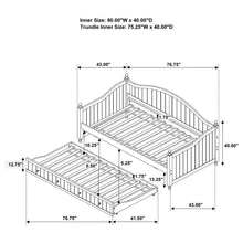 Julie Ann - Arched Back Day Bed With Trundle