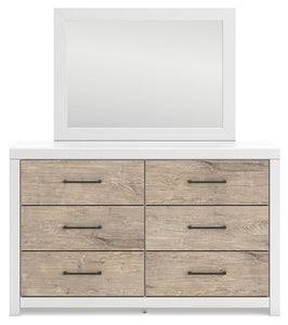 Charbitt - Two-tone - Dresser And Mirror