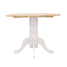 Allison - Round Drop Leaf Extension Dining Table - White