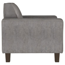 Deerhurst - Upholstered Track Arm Tufted Accent Chair - Charcoal