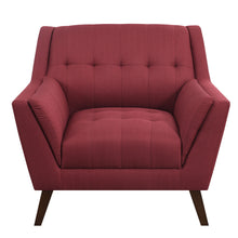 Binetti - Accent Chair - Brick Red