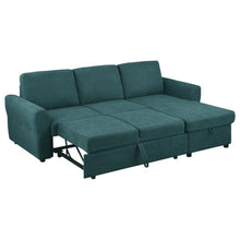 Samantha - Upholstered Storage Sleeper Sectional Sofa