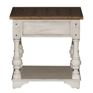 Morgan Creek - End Table - White