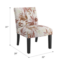 Vera - Accent Chair - Crimson Floral