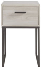 Socalle - Light Natural - One Drawer Night Stand - Vinyl-Wrapped