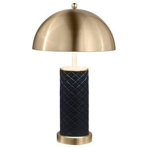 Ferris - Dome Quilted Table Lamp (Set of 2) - Black