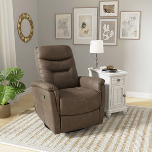 Danyon - Swivel Gliding Recliner - Tawny Brown