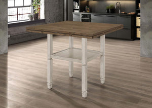 Sarasota - Extension Counter Dining Table - Rustic Cream