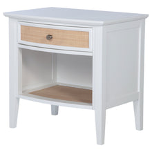 Bexhill - 1-Drawer Nightstand Bedside Table - White