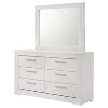 Ives - 6-Drawer Dresser And Mirror - White High Gloss