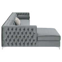 Bellaire - Upholstered Storage Chaise Sectional Sofa - Gray