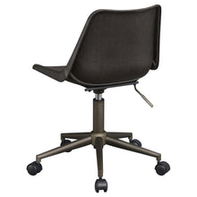 Carnell - Upholstered Adjustable Home Office Desk Chair - Brown