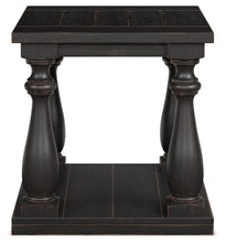 Mallacar - Black - Rectangular End Table