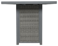 Palazzo - Gray - Rect Bar Table W/Fire Pit