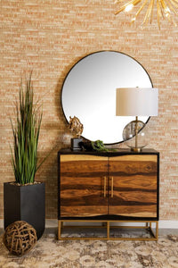 Zara - 2-Door Wood Accent Storage Cabinet