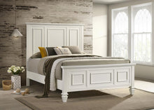 Sandy Beach - Panel Bed with High Headboard