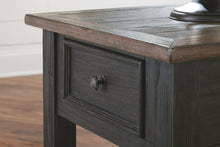 Tyler - Grayish Brown / Black - Rectangular End Table