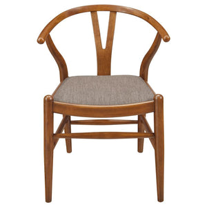 Dinah - Wood Wishbone Dining Side Chair (Set of 2) - Walnut