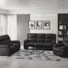 Navaro - Reclining Sofa - Black Licorice