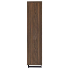 Maddox - 3-Shelf Cabinet Bookcase - Walnut