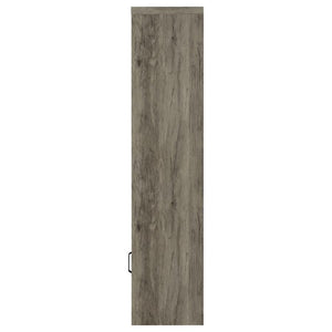 Burke - 3-Shelf Engineered Wood Media Tower - Gray Driftwood