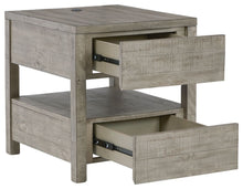 Krystanza - Weathered Gray - Rectangular End Table