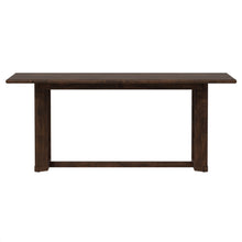 Ronan - Trestle Dining Table - Rich Brown