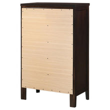 Carlton - 5-Drawer Bedroom Chest - Cappuccino