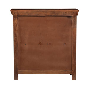 Sahana - 2 Door Accent Cabinet - Dark Brown