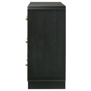 Cavelle - 6-Drawer Dresser Cabinet - Black