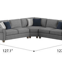 Sasha - Sectional - Stone Gray