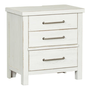 Modern Farmhouse - 3 Drawer Night Stand