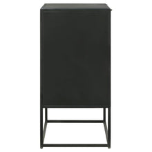 Alcoa - 3-Drawer Multi-Purpose Tall Accent Cabinet - Black