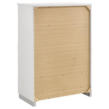 Felicity - 5-Drawer Bedroom Chest - White High Gloss