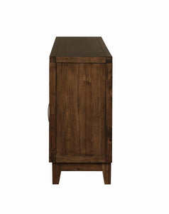 Asher - 2-Door Rectangular TV Console - Rustic Mindy