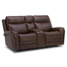 Blair - Loveseat With Console P2 & ZG - Cognac