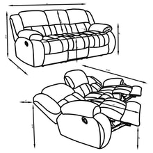 Weissman - Upholstered Reclining Sofa Set