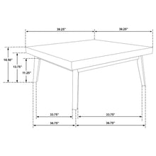 Westerly - Square Wood Coffee Table - Walnut Brown