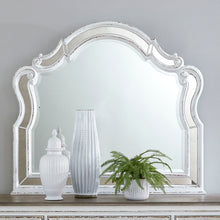 Magnolia Manor - Scalloped Mirror - White