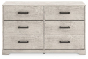 Shawburn - Whitewash - Six Drawer Dresser