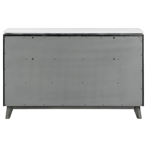 Nathan - 6-Drawer Dresser - Gray