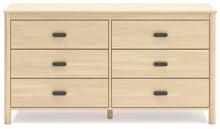 Cabinella - Tan - Six Drawer Dresser